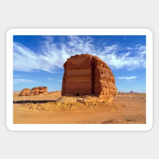 Ancient City in Saudi Arabia Hegra (Mada'in Salih) Sticker